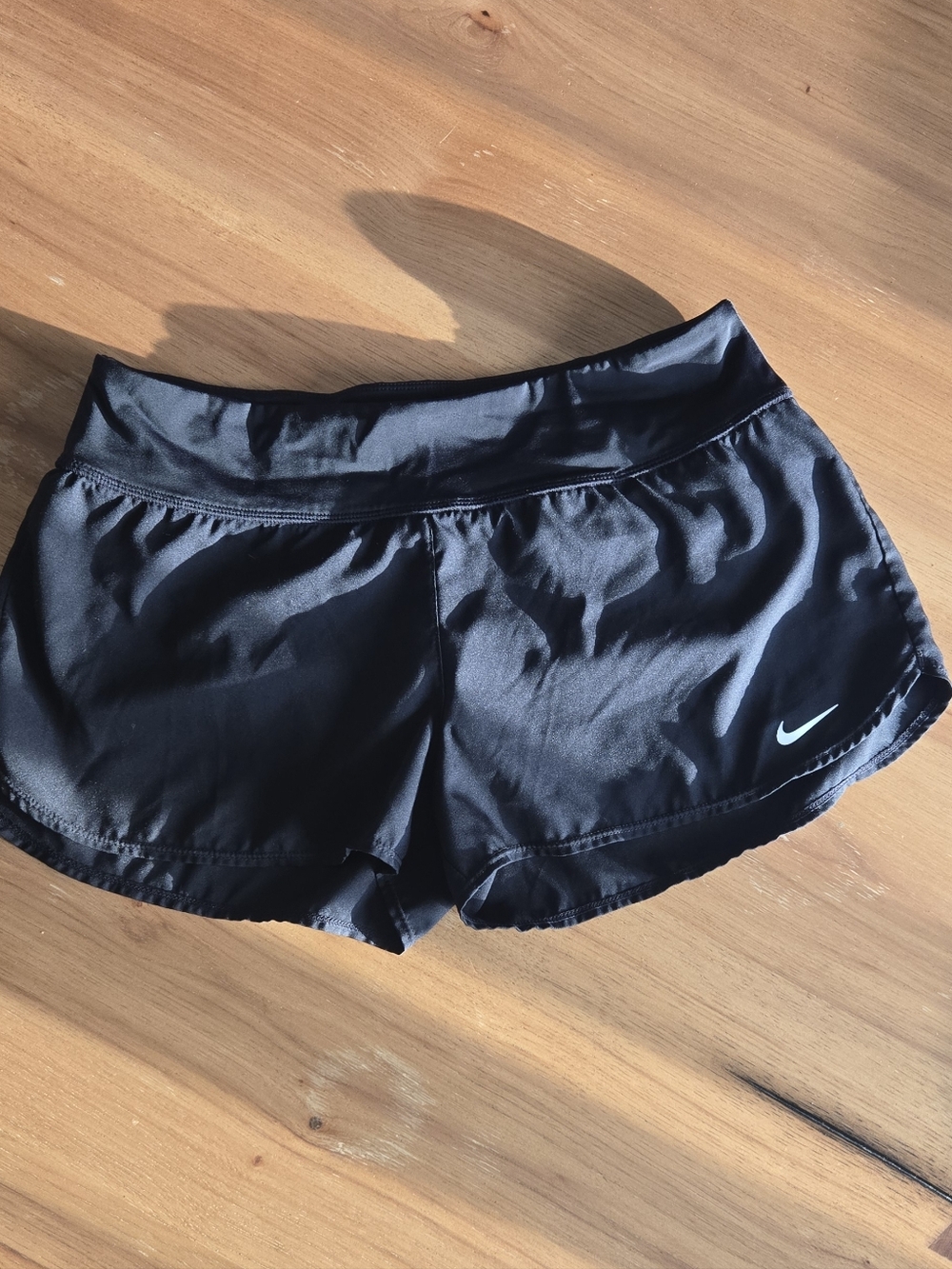 nike | size m | black lightweight running shorts